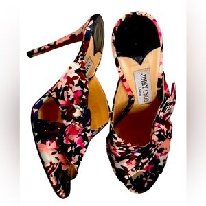 JIMMY CHOO FLORAL HEEL
